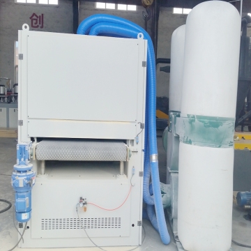 Automatic CE Certified WPC Decking Brush Sanding Machine with 400mm Width and 22kw Power