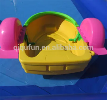 2016 Hot sale! hand plastic boat for kids water pool hand paddle boats