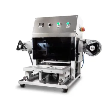 Desktop Pneumatic Fast-food Tray Lunch Box Sealing Machine