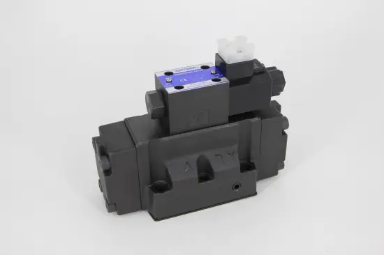 Solenoid controlled pilot operated directional valves