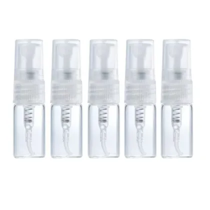 China Factory OEM 10ml Frosted Round Glass Perfume Bottle