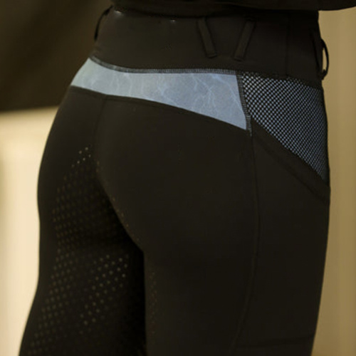 Custom Splicing Pattern Equestrian Breeches