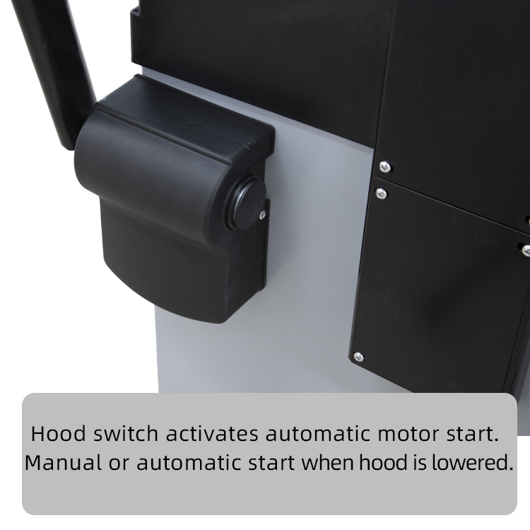 wheel balancer motor switch