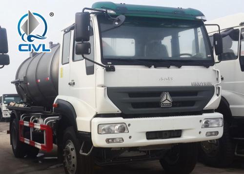 Sinotruk howo7 Vacuum Suction Sewer Pump Truck