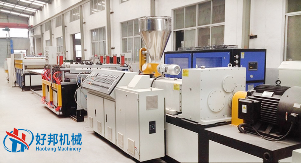 Plastic Construction PVC Sheet Production Line