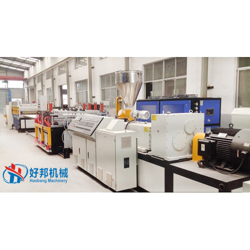 Plastic Construction PVC Sheet Production Line