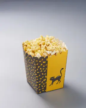Popcorn box with Halloween Cat Printing
