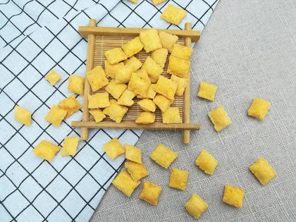 BBQ flavoured crisp snack food for supermarket