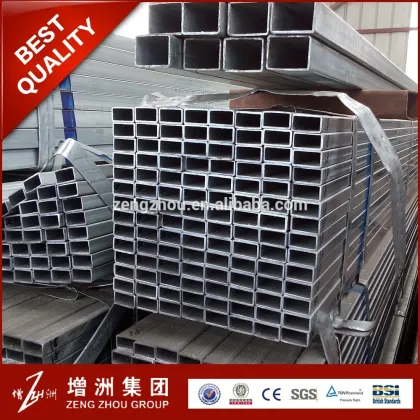 china yuantai RHS hot dipped galvanized square pipe