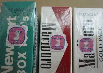 marlboro cigarettes with us stamps