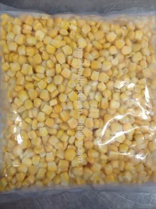 Golden Yellow Color Frozen Edible Sweet Corn Kernels Whole
