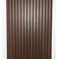 3D acoustic slat wall panel dark oak
