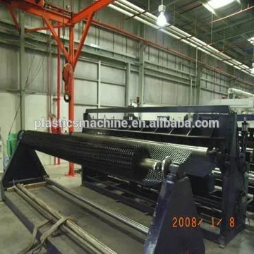 PP double-direction geogrid making machine