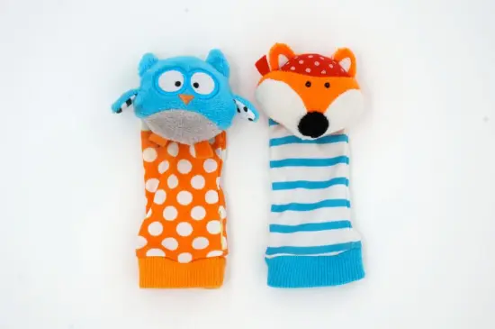 Socks of Fox and Owl Shapes