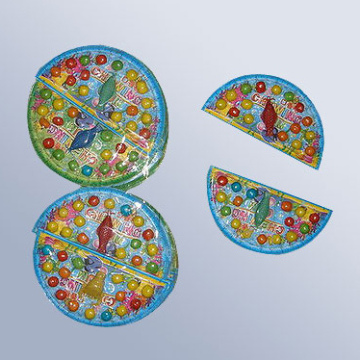 Gum Ball with Half Circle Ruler
