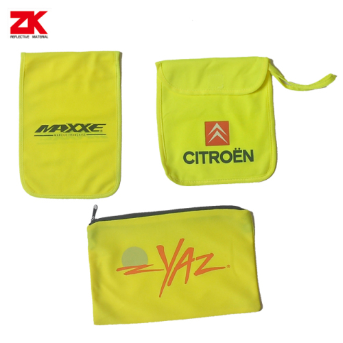 Yellow safety bags for high visible