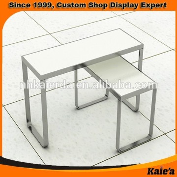 clothes shop counters,clothes counter table display stand