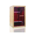 Sauna de infravermelho distante interno para duas pessoas