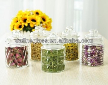 glass candy storage jar for sale