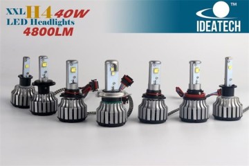IDEA patent led headlight bulbs H1/H3/H4/H7/H8/H9/H11/9005/9006/880/881 car led headlight H13 Hi/Lo beam best quality