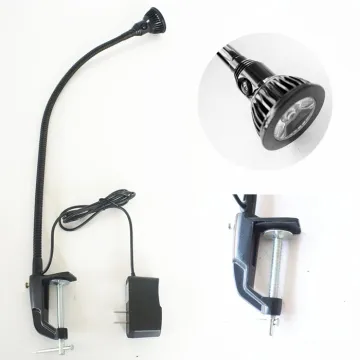 3W Clamp LED Reading Light - Gooseneck Clamp Lamp for Tables