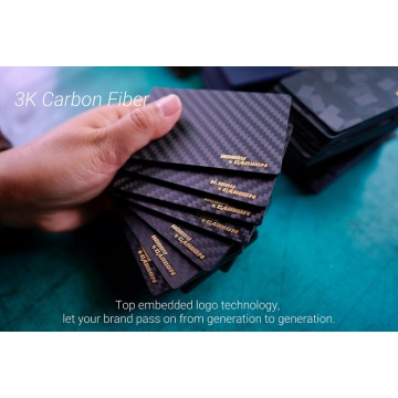Carbon Fiber Minimalist Card Holder Wallet for Men