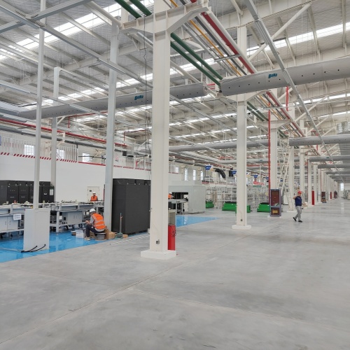 Universal Fabric Air Duct Fiber fabric wind tube battery workshop application Factory