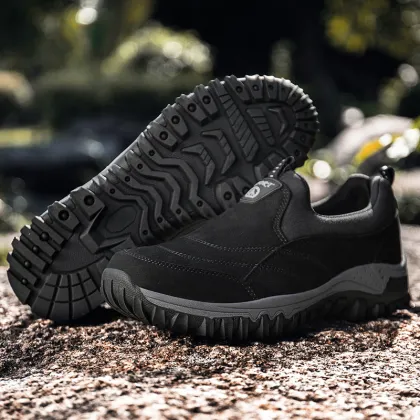 R.JIAN pedal lazy shoes rubber soft sole leisure outdoor hiking shoes outdoor leisure hiking shoes size 37-47