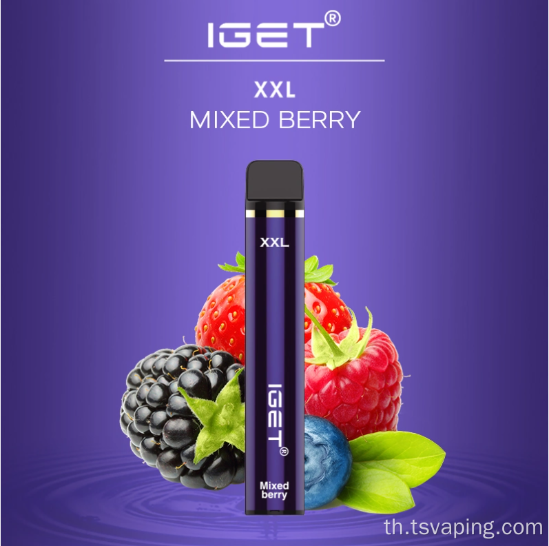 Australia Hot 1800 Puffs disposerive vape 7ml ของเหลว