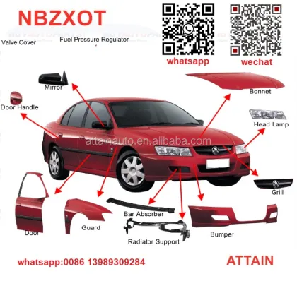 Attainauto  car bumpers For Japanese Korean Car Toyota Honda Nissan Mazda Hilux Prius MITSUBISHI