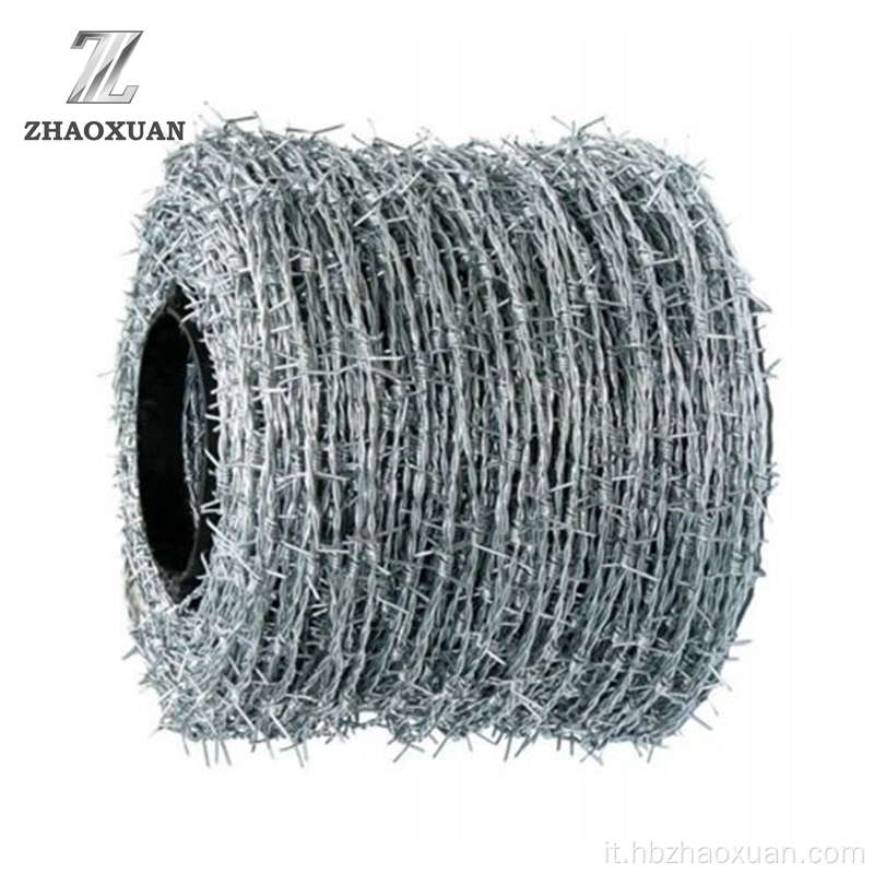 Prezzo a basso prezzo galvanizzato Prezzo del filo spinato