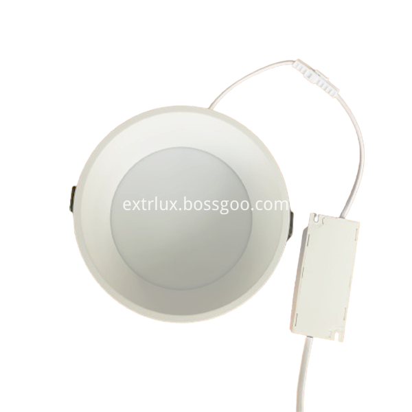 Led Recessed Aluminum Round Anti Glare Downlight 24w Front