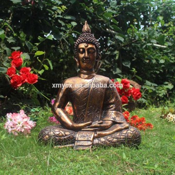 Big size fiberglass buddha garden figures for garden decoration