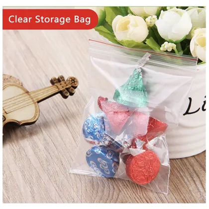Poly Bag Small Plastic Packaging Bag Zipper Small