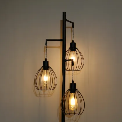 wrought iron floor lamp