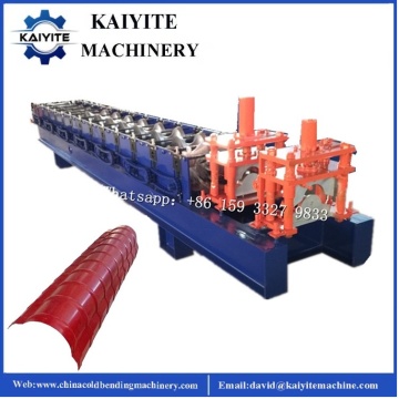 Glazed Roofing Ridge Cap Roll Forming Machine