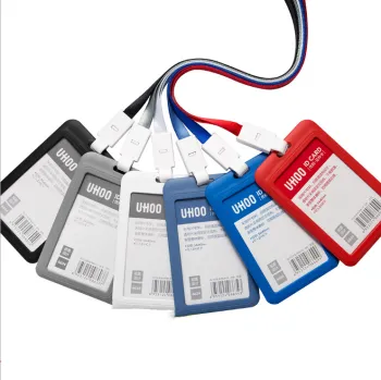 Custom Wholesale PVC Work ID Card Holders, Student Badges, and Detachable Lanyards