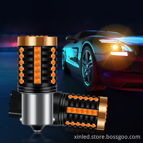 Hearxin Car Spotlight LED Headlight Bulb 24W 3000Lm CANBUS COB 43SMD DC12V