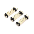 Conector de encabezado de lanzamiento de 2.54 mm dual plástico recto
