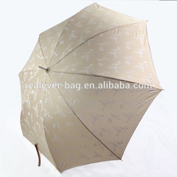 Straight fashion golf bamboo joint umbrella for women/super big originality sun - rain umbrella