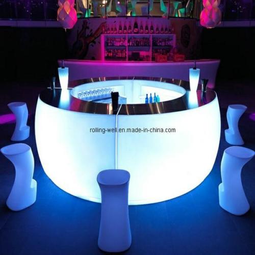 LED Fashionable Luminous Bar Counter. Rechargeable Bar Counter for Bar