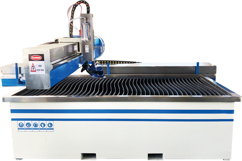 AV 5 ejes Tipo de voladizo Waterjet Cutter para la venta