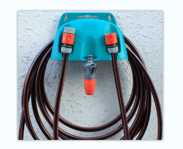 Plastic Saddle-Type Wall Mount Hose Hooks and Storage Holders for Home