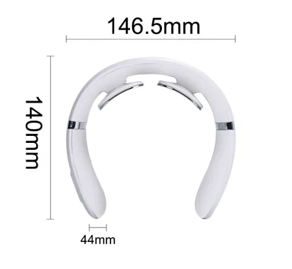 neck massager device with heat