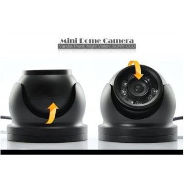 Black 720p Dome Hd Cvi Camera Cctv Surveillance Cameras 50-60m Ir Distance