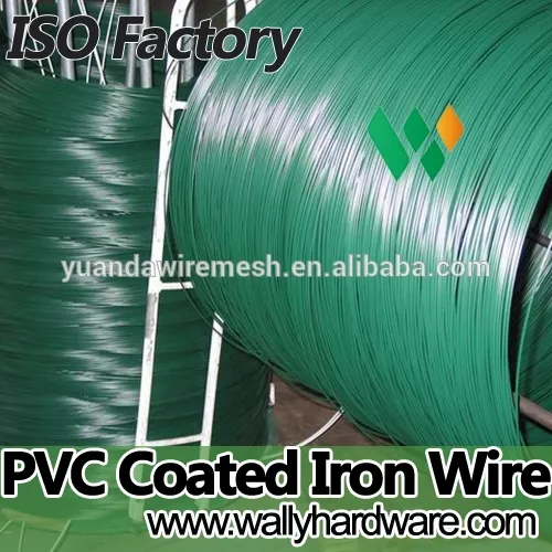 pvc pe vinyl covered steel wire coated iron gi tie wire wholesale