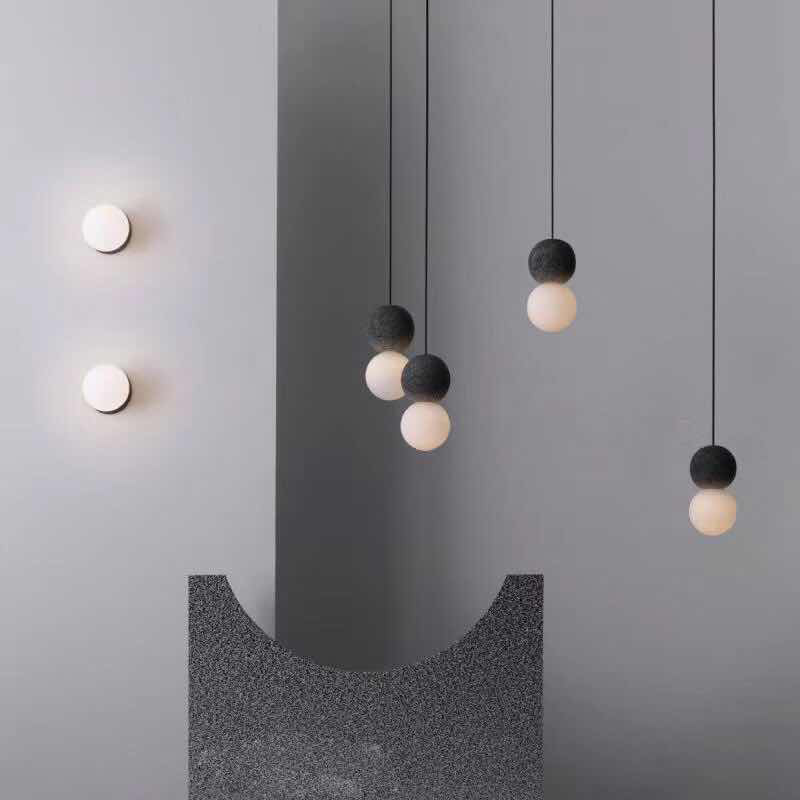 Multi Drop Concrete Pendant LightofApplication Beautiful Pendant Lighting