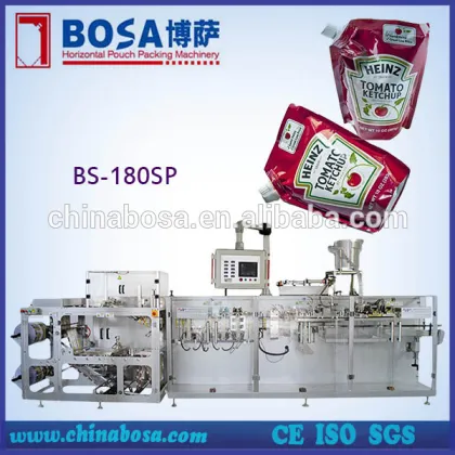 Superior spout pouch filling mach