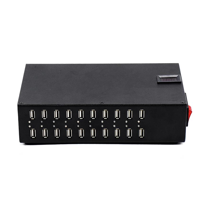 20 Ports USB Charger with lights 200W Power