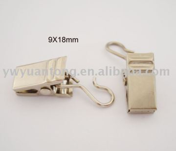 Nickle Plated Curtain Clip 9*18mm